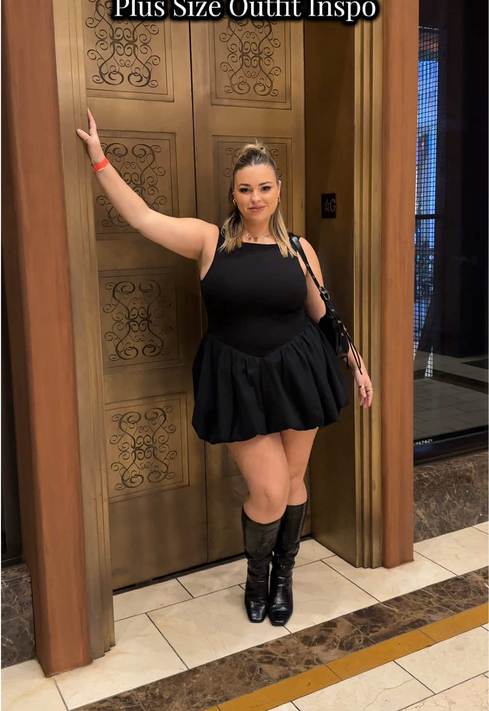 The most perfect little black dress from @GIA/irl #plussizefashion #plussizeootd #littleblackdress #falloutfitinspo #midsizeootd #plussizeoutfitideas #size16 #size16style 