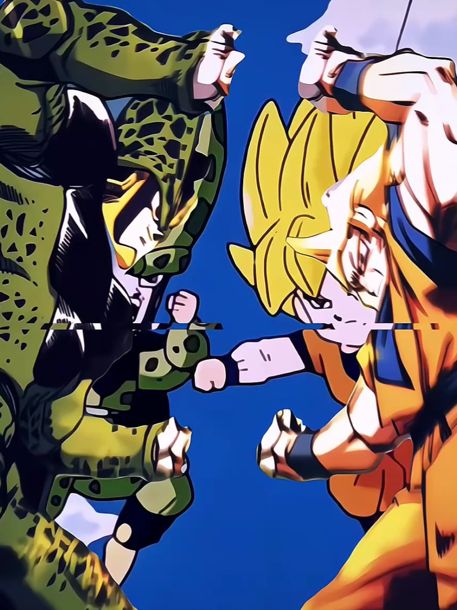 Una de las mejores peleas de DB 🔥 | #gokuvscell #goku #cell  #dragonballz #dragonball 