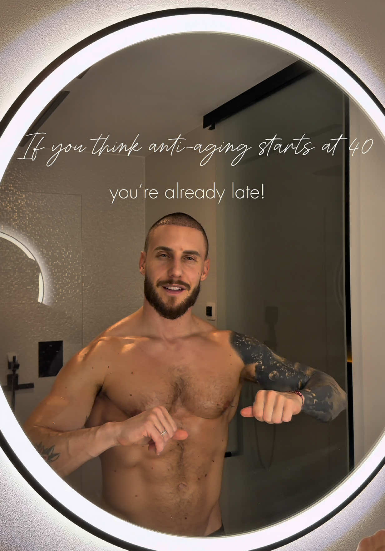 There are two sides to anti-aging, prevention and correction. Prevention keeps your skin healthy and strong while correction tries to fix damage that’s already there. #antiagingtips #antiagingtreatment #antiagingroutine #skincareformen 