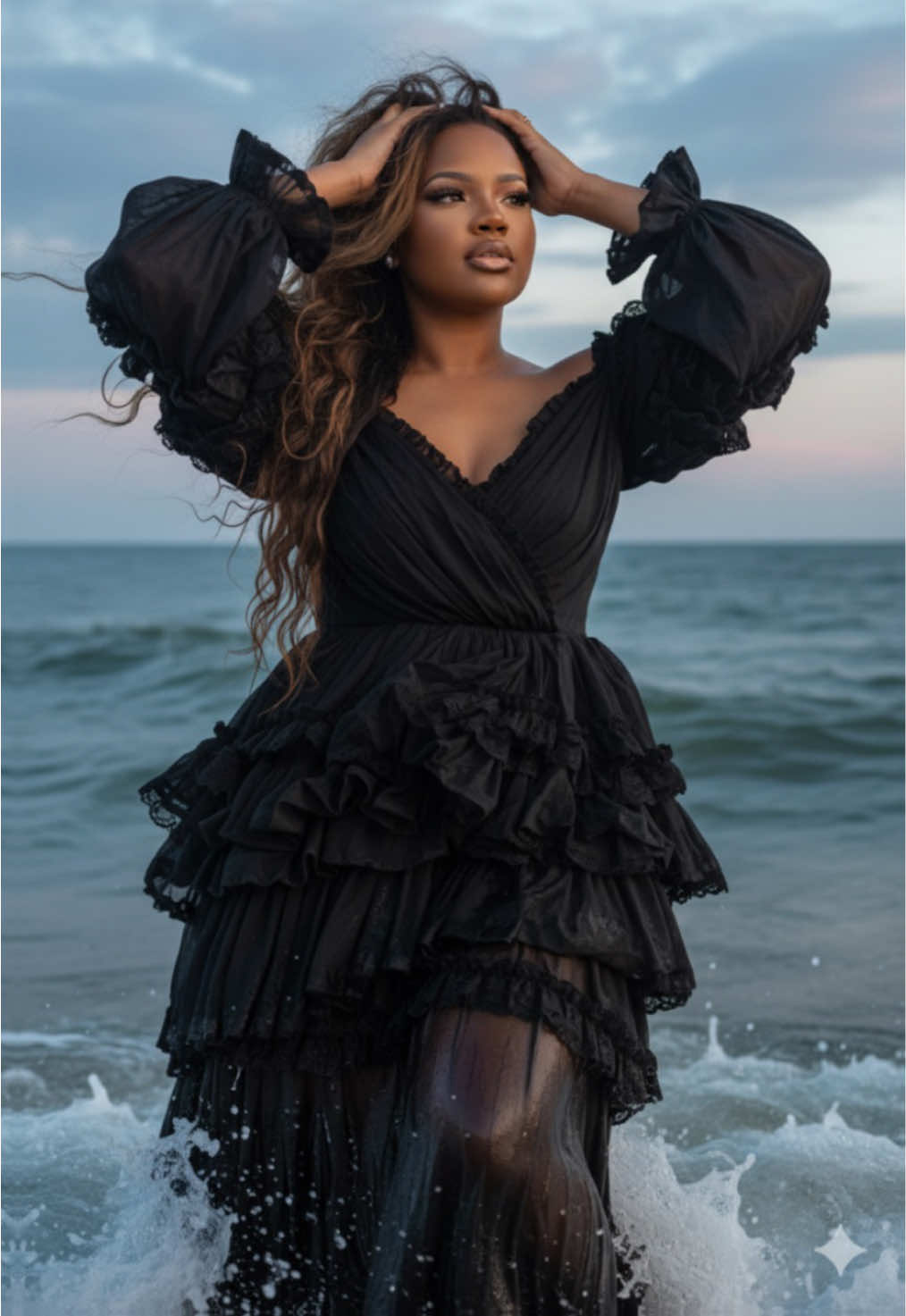 So blue 🌊…. Let’s see yours CC for prompt #geminiai #photoshootideas #ai 