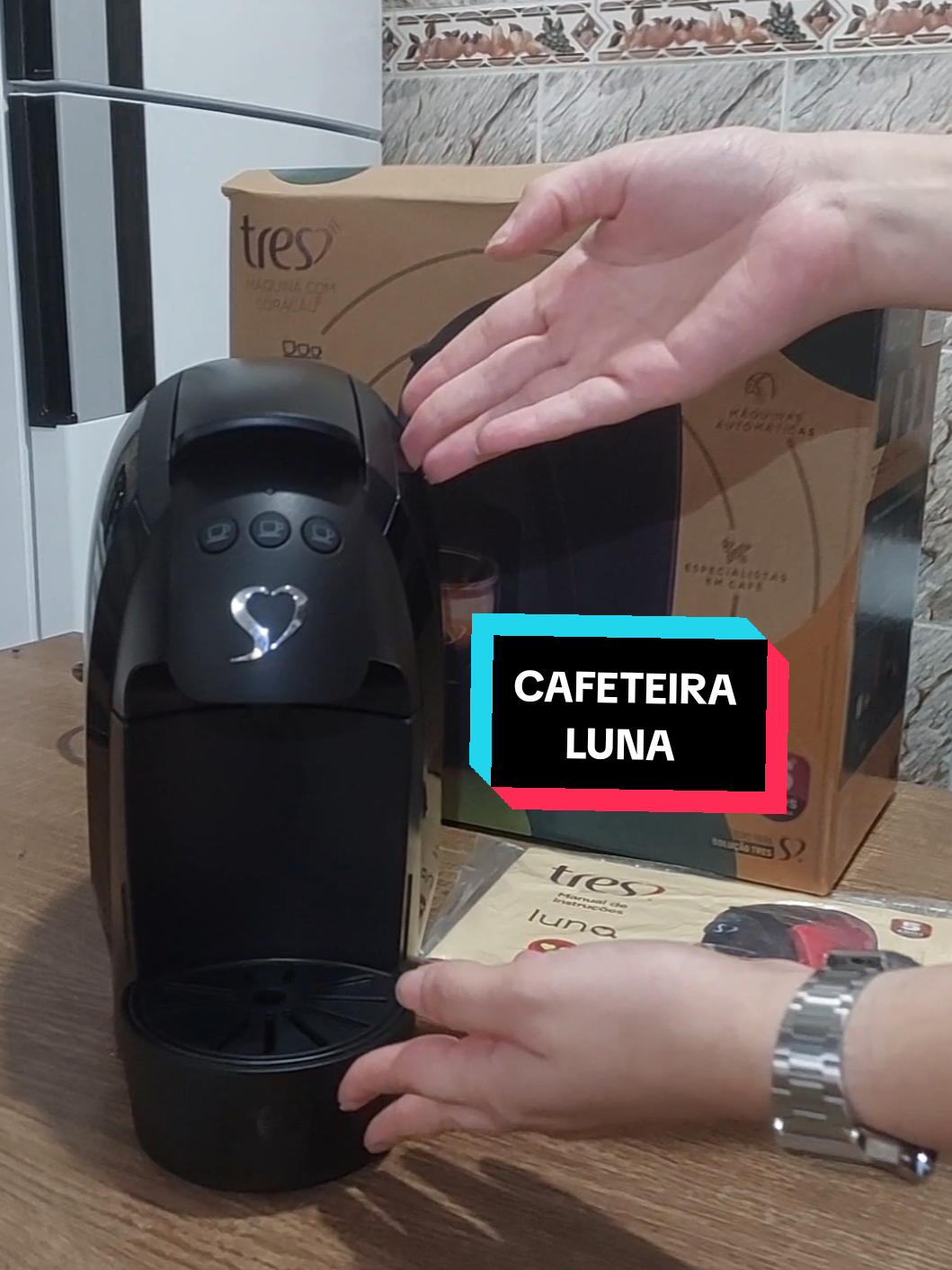 MINHA CAFETEIRA NOVA!!😍🥰❤️ cafeteira Luna 3 corações!! #casa #cafeteira #fyp #donadecasa  #cafe Siga o perfil!!!
