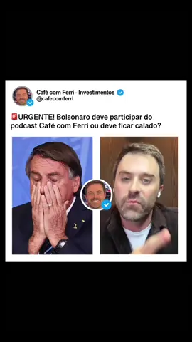 🚨 Comente aí nos comentários!  #cafécomferri #clipfyleague #clipfyferri #bolsonaro #fyp 