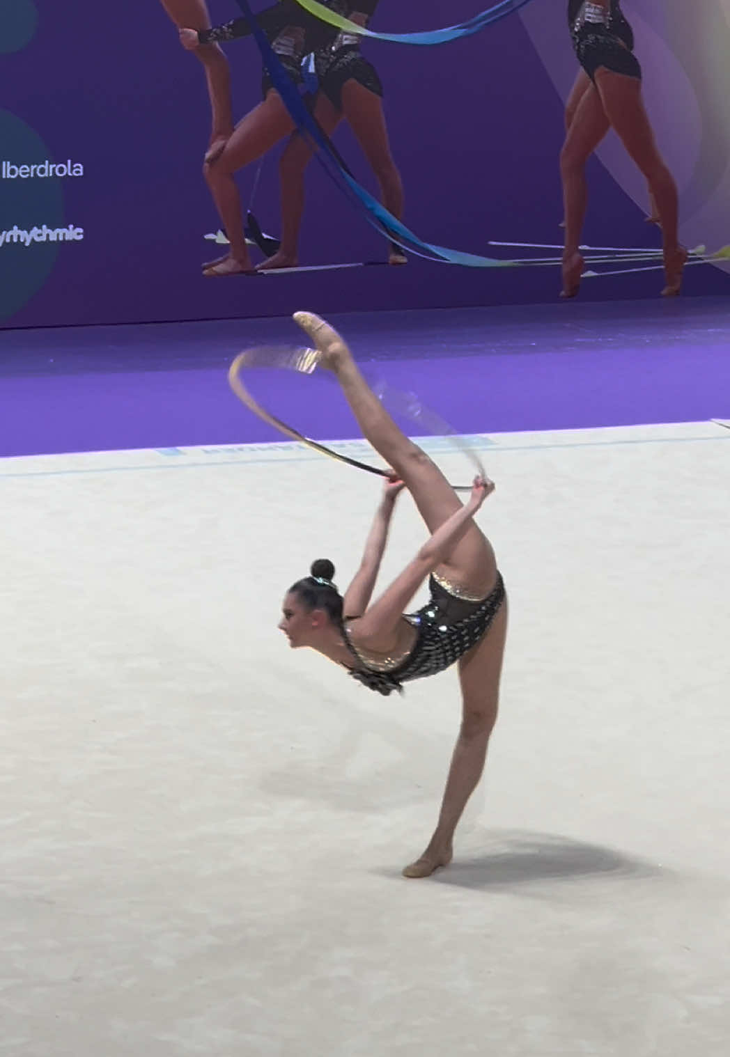 #harnasko aro en la final de la liga Iberdrola #Ligaiberdrola #rhythmicgymnastics 