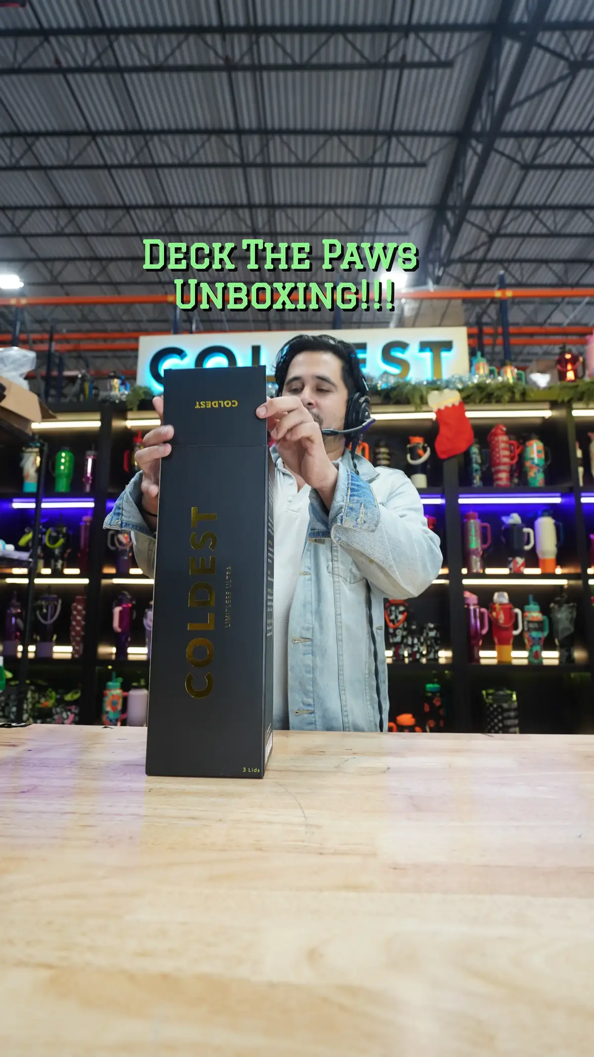 Deck The Paws 🐾  Unboxing!!! #tumbler #fyp #paws #coldest #tumblersoftiktok 