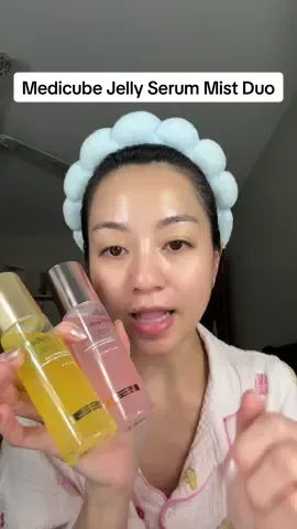 New Jelly serum mist from @medicube US Store , this makes your skin so glossy ✨  #medicubeskincare #medicubesuperbrandday  #TikTokShopCreatorPicks #tiktokshopblackfriday #tiktokshopcybermonday 