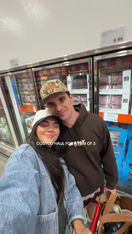 what we got at Costco for a fam of 3!! #fyp #costco #costcofinds #costcohaul #MomsofTikTok 