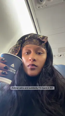 To be fair the fight was already booked 💀#zohranmamdani #nyc #deltaairlines #nycmayoralrace #catchingflights 