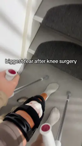 biggest fear after knee surgery🥲 #fyp #forupage #kneepain #kneereplacement #acl 