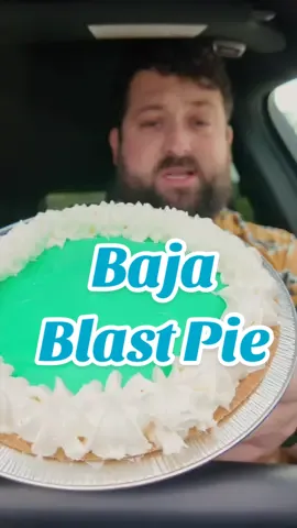 NEW Baja Blast Pie 😬 #foodreview 