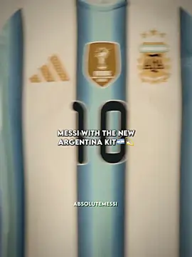 Messi with the New Argentina Shirt For 2026 World Cup😍🇦🇷 | #lionelmessi #argentina #newshirt #worldcup2026 #edit