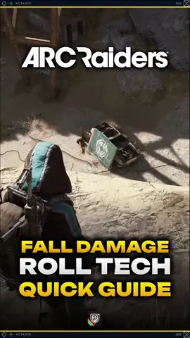 Timing your roll perfectly after hitting sprint can completely remove fall damage on some drops #arcraiders #arcraidersgame #gaming #GamingOnTikTok 