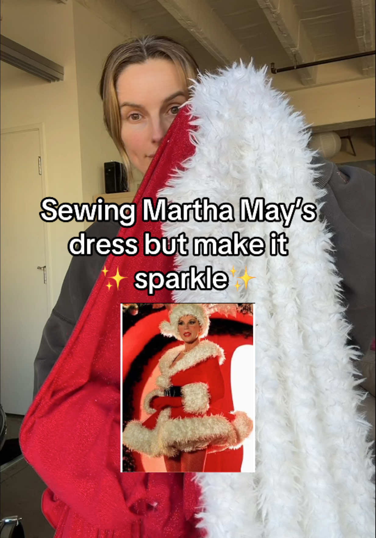Sewing Martha May’s dress from The Grinch ##marthamaywhovier##thegrinch##costume##sewing