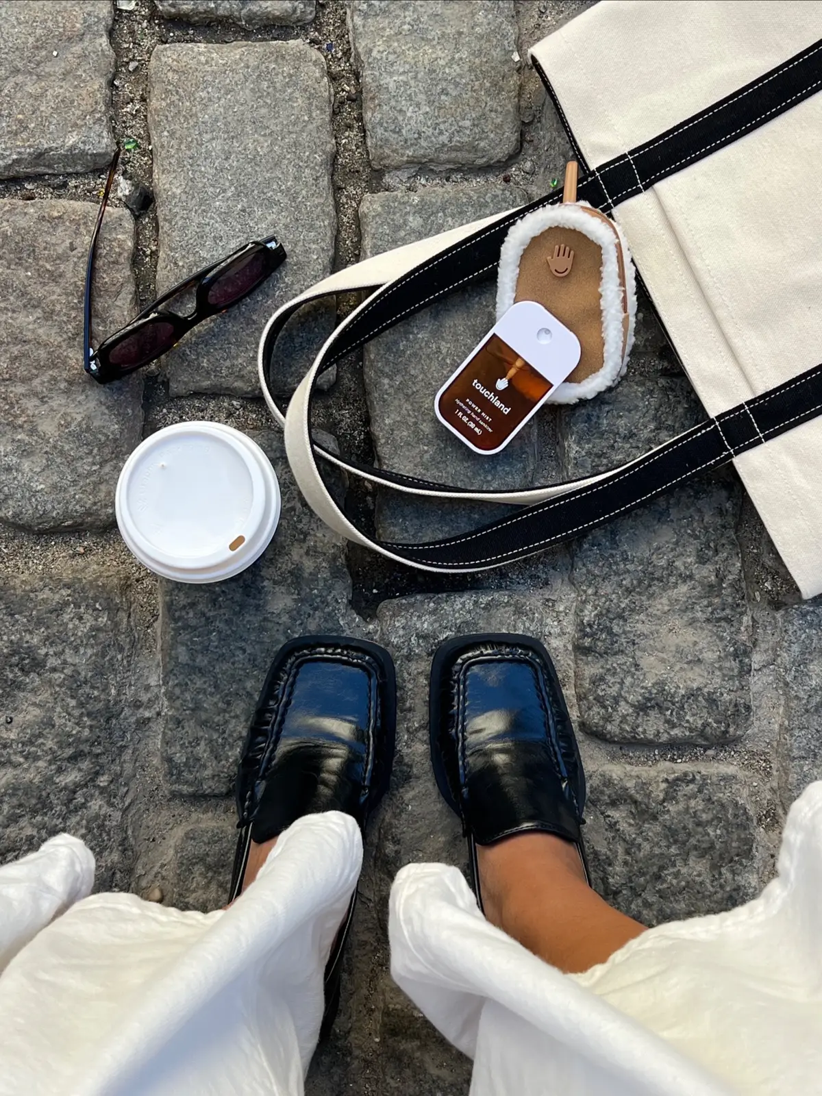 The coziest accessory this season 🤎 Shop our Limited Edition Shearling Touchette.  #touchland #seasonal #bagcharm 