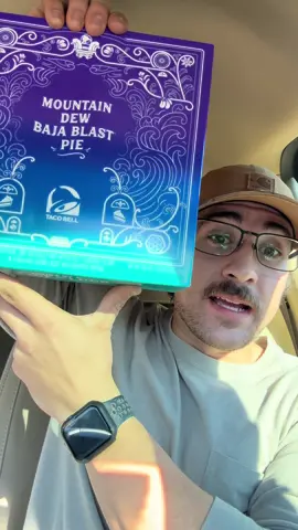 New Mountain Dew, Baja blast pie at @tacobell #bajablast #pie #tacobell #foodtiktok #fyp 