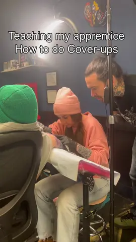 Thank you @_treyboogie_ for letting @oraquelxoxo get some practice on her cover up game at Fallen Raven Tattoo #tattooartist #tattooshop #SouthCarolina