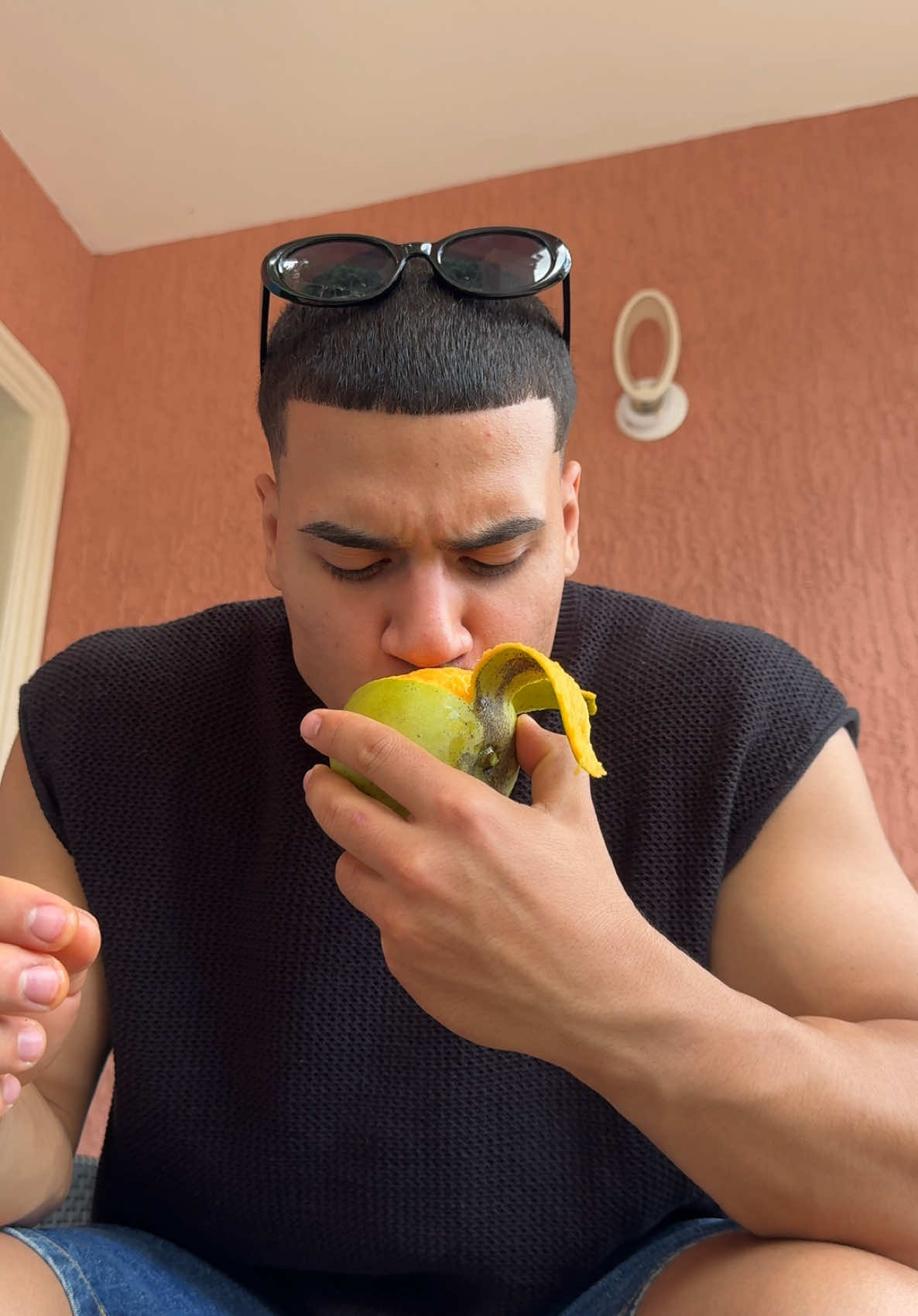 My all time favorite fruit 🥭  #fyp #dominicanrepublic 