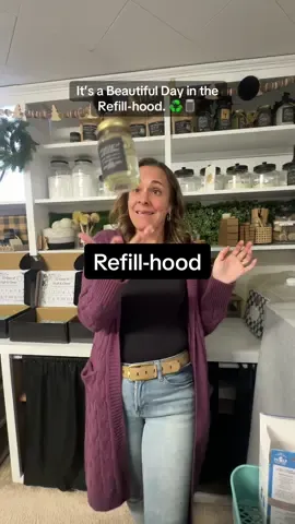 just me, my jars, and mr. rogers energy #goodvillagemarket #refillery #ecoshop #refillstation #momowned