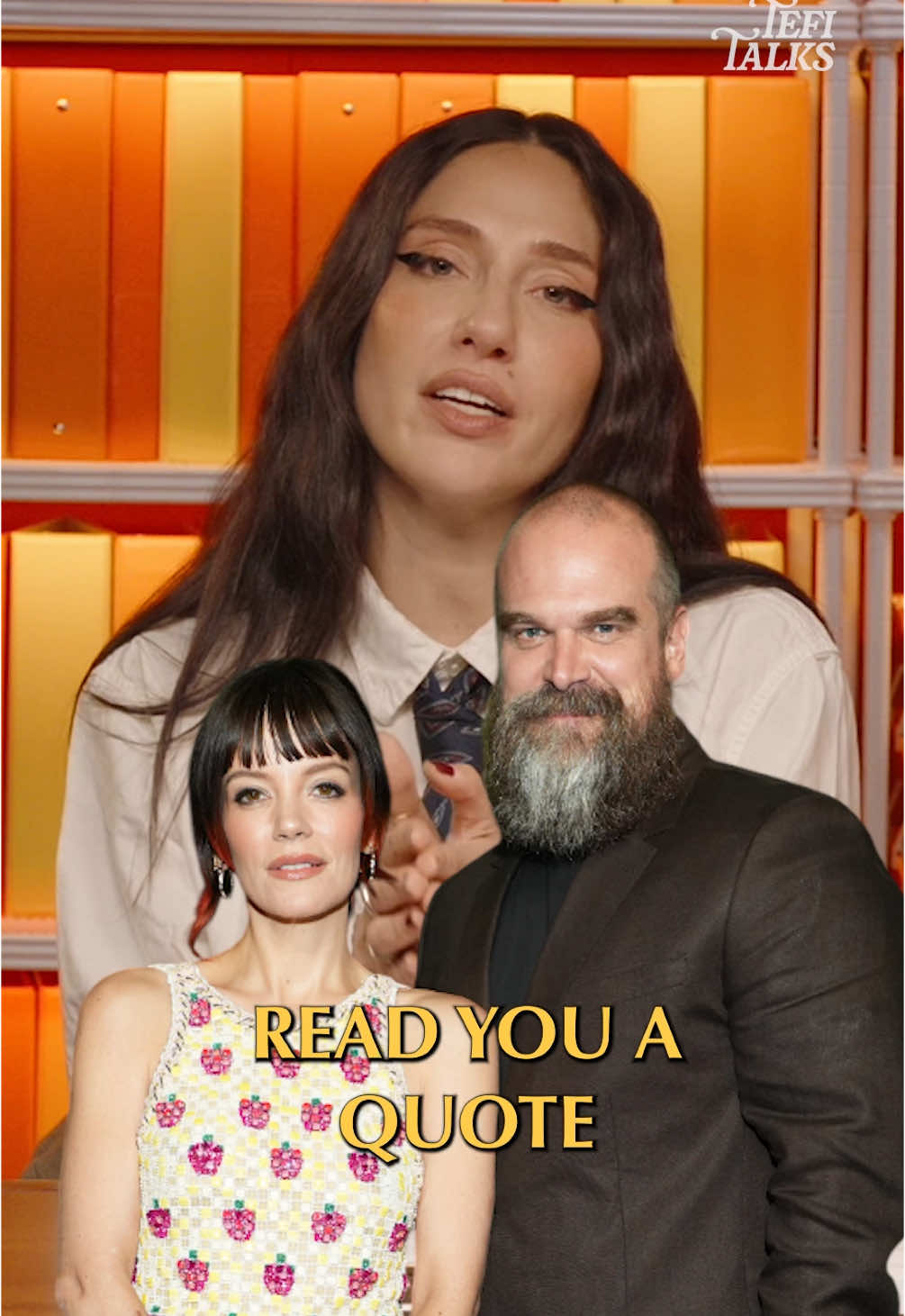 Whats cooler than being a “Cool Girl?” #lilyallen #davidharbour #hollywood #popculture #podcast @hellotefi @the cut @Vox Media 