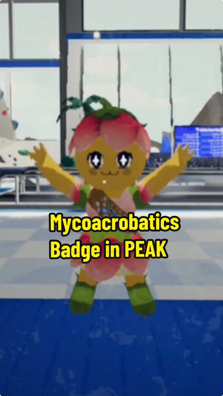how to get the fairy floral costume in PEAK? the mycroacrobatics badge 🍄 #peak #therootsupdate #peakgameplay #fyp 
