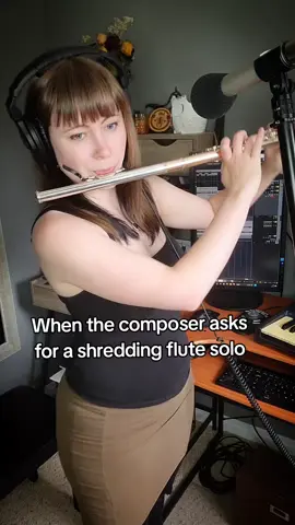 Another clip from Slayer Squadron by Austin Smith as part of the Dual Animal soundtrack @dualanimal . . . . #musiciansoftiktok #flute #flutesolo #glissandoflute 