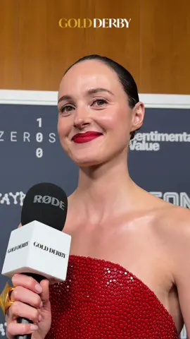 #SentimentalValue star Renate Reinsve never anticipated being in the Oscars conversation. #actress #celebrity #premiere #redcarpet #interview #filmtok #film #movie 