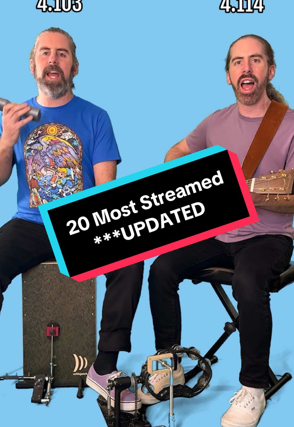 BILLIONS and BILLIONS… #spotifywrapped #popmusic #mashup #medley #adhd @Schlagwerk @Martin Guitar Co. @Ed Sheeran @The Weeknd 