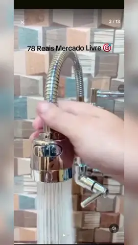 💯 Promo. Mercado Livre 78,98.       👉 Torneira 2 em 1 Com Filtro  🎯 Comenta Quero ❤️  #torneira #torneiragoumert #Torneiras #torneiragourmet #cozinha 