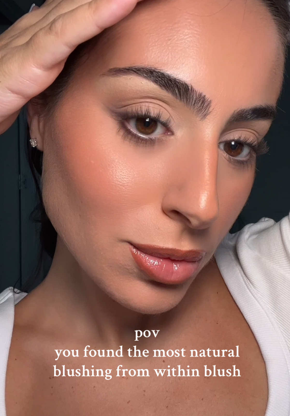 glowy & natural blush @IT Cosmetics you did that ✨ #blush #peachblush #itcosmetics #makeup #ultabeauty 