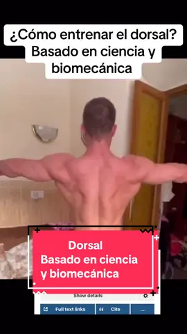 Cómo trabajar el dorsal?basado en ciencia y biomecánica  #fit #Fitness #backday #gym #GymTok 