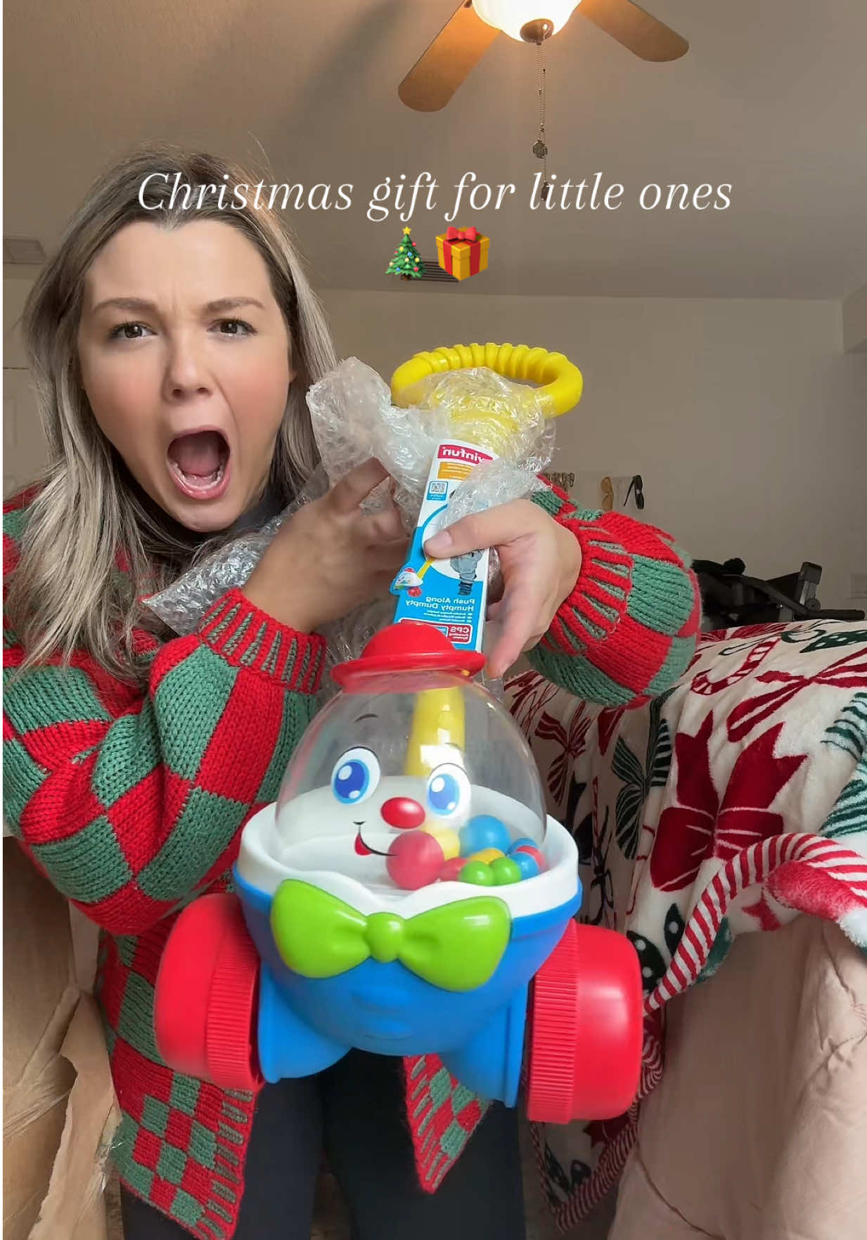 🎁 Push-along Humpty Dumpty toy is the perfect Christmas gift for little ones! Fun, safe & keeps them moving! 🧸✨ #ChristmasGift #babytoys  #TikTokShopFinds #holidaydeals #tiktokshopblackfriday 