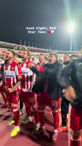 Good night, Red Star fans ❤️🤍 #crvenazvezda #zvezda #fkcz 
