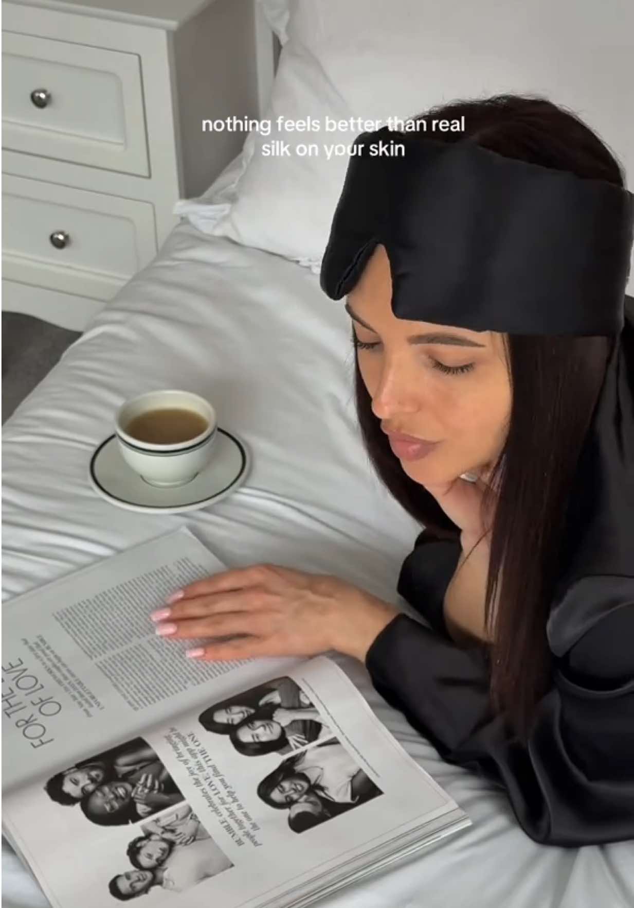 Nothing feels better than real silk on your skin ✨ ⠀ #selfcaretime #nightvibes #ugcexamplevideo #ugcuk #ugcbeauty @Silk Addict 