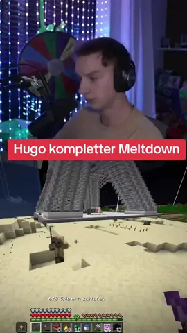 Hugo kompletter Meltdown in craftattack #craftattack #letshugo #fyp #schradin #schradin 