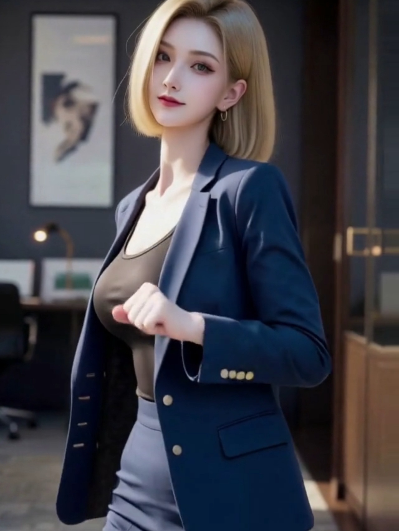 Cosplay Android 18 Dance Challenge By Adriana #kpop #dancecover #dragonball #cosplay #삐끼삐끼#三振舞 #aidance