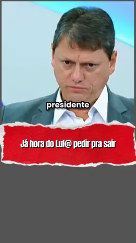 Pede pra sair. #tarcisiodfsp  #tarcisiodefreitas  #tarcisiocortes  #brasil  #lula 