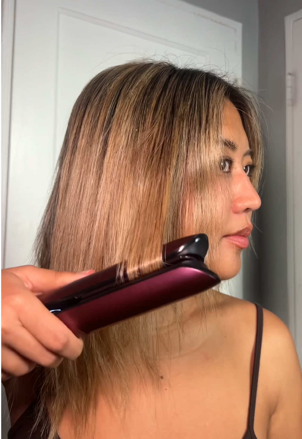 I call this ✨lazy girl hair✨ #ghdcherrychic #hair #hairstyle 