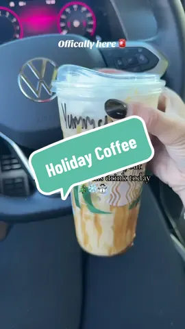 My order- only $5.50 Venti ❤️ 3 shots blonde expresso in venti cup Oat milk 2 pumps sugar cookie 2 pumps brown sugar Add caramel around cup sugar cookie protein cold foam 🙌  # Starbucks #holidaycoffee @Starbucks 