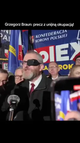 @Grzegorz Michał Braun: precz z unijną okupacją! #tujestpolska #braun #druzynabrauna #konfederacjakoronypolskiej #grzegorzbraun 