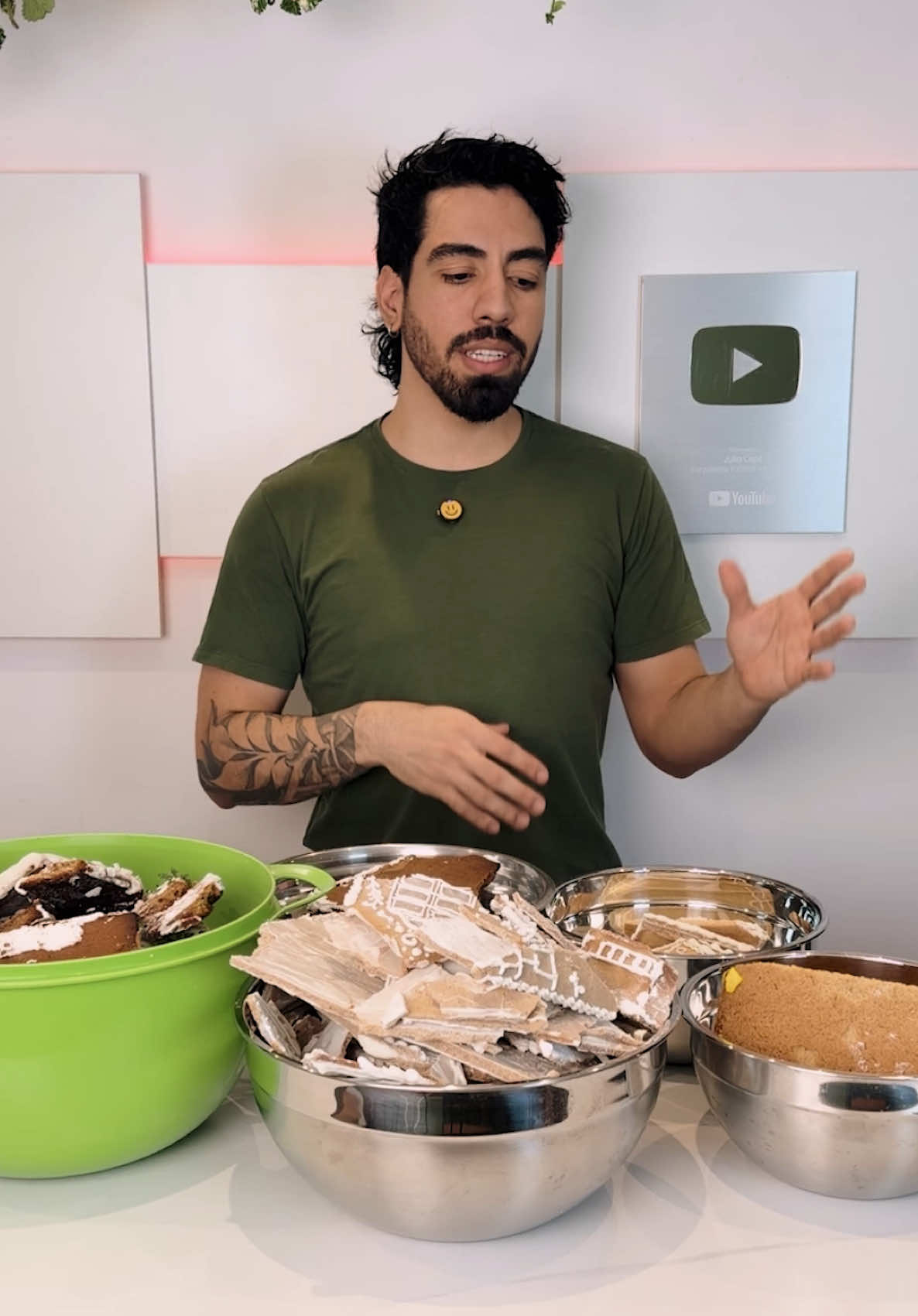 Acabaram os biscoitos do cantinho do café 🍪 Mas, dessa vez eu não fiz mais, eu reaproveitei as casinhas da competição! 🎅🏼