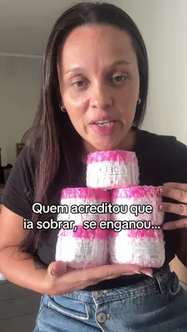 Quem acreditou que ia sobrar, se enganou… eu já garanti CINCO potes do CREME ROSA!
