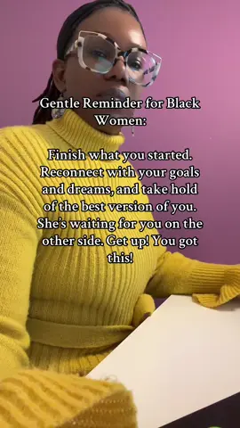 Gentle reminder for Black women. #healwellsis #blackwomen #energyshift #successfulwomen 