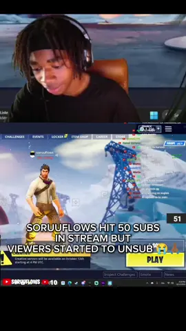 Then he claimed someone hacked his pc at the end 🤣🤣💔 | #soruuflows #fortnite #ytstreamer #contentcreator #funny