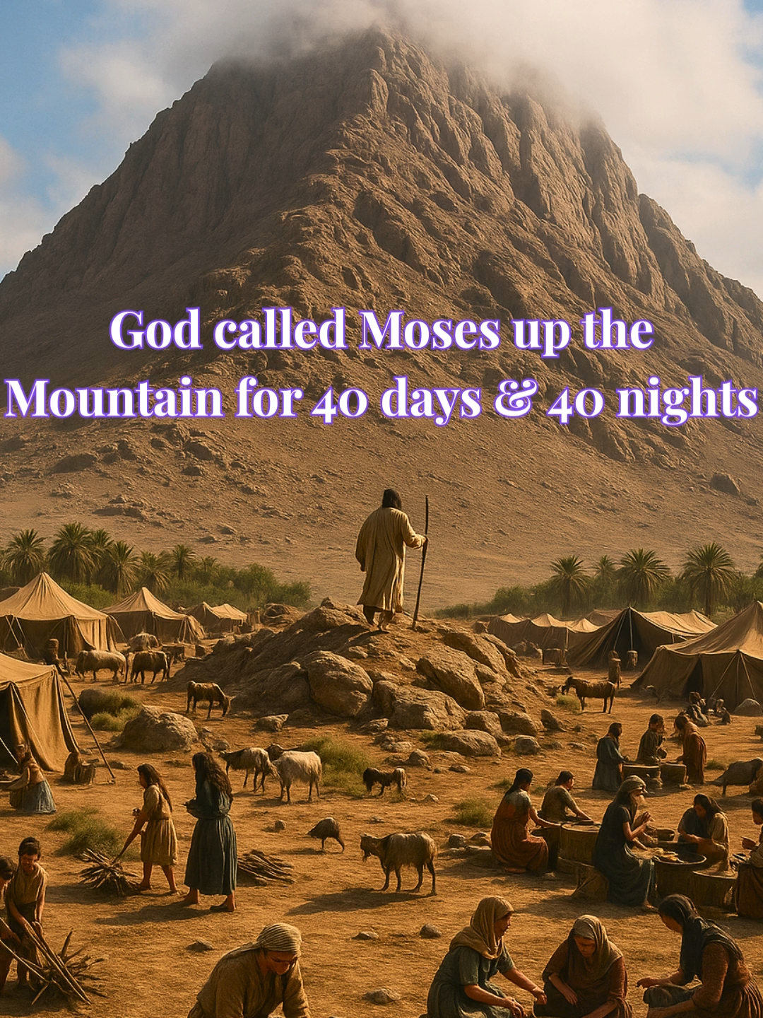 The Ten Commandments - 🔥 When Moses ascended Mount Sinai, God’s voice thundered through the clouds—revealing the Ten Commandments ⚡ These divine laws were written in stone to guide hearts forever. #BiblicalRealms #Moses #TenCommandments #FaithInMotion #BibleStories #HeavenTouchesEarth