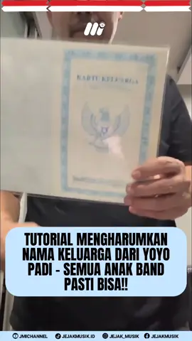 Makasih banyak, Om @yoyoprasetyo29, atas pencerahannya! 🙌 Kita yakin banget, semua orang pasti bisa melakukanya😂 • Credit: @yoyoprasetyo29 #yoyopadi #tutorial #JejakMusik #JejakMusikIndo #JejakMusikIndonesia  