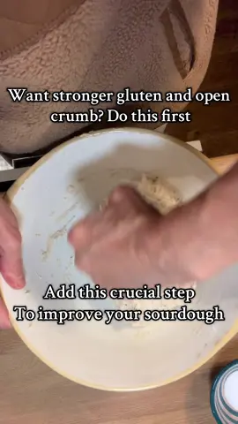 Think your dough has to look shaggy at autolyse? That’s a myth — and it’s holding your gluten back 👀” Blurb: At the autolyse stage, you’re starting gluten development — not waiting for it. A well-mixed dough (not dry or patchy) lets the flour hydrate evenly so gluten can begin forming right away. Forget the shaggy mess — use your hands to scoop, stretch, and fold until the dough feels cohesive. You’ll build structure early, making every later fold smoother and stronger. #sourdoughtips #autolyse #glutendevelopment #sourdoughscience #breadtok
