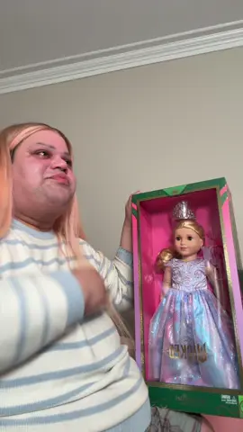 Replying to @Callmeburnsy thank you @r.e.m. beauty I am so thankful it’s unclear who sent the doll but I thank you if you did! #fyp #verydemure #wicked #glinda 