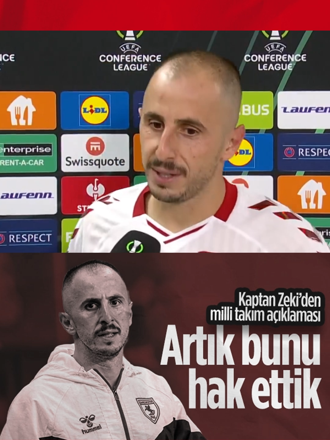 Samsunspor kaptanı Zeki Yavru, 3-0'lık Hamrun Spartans maçı sonrası konuştu. Zeki, 