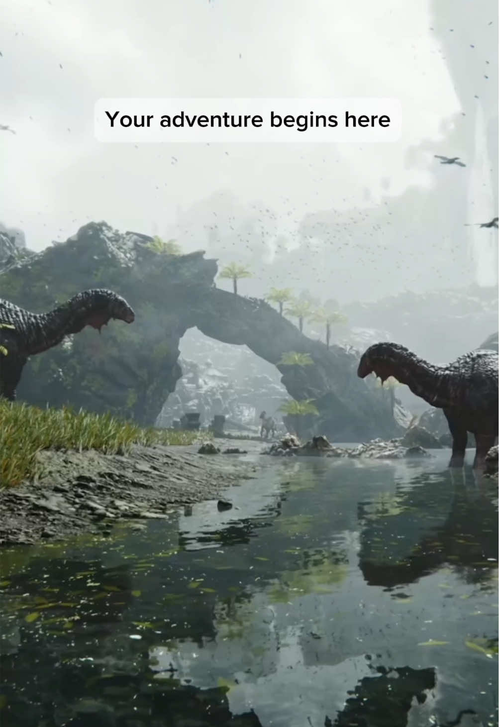 Your adventure is just beginning 🦖 | FEROCIOUS - coming soon to Steam. #PCGames #Dinosaurs #SurvivalGame #FPS #AdventureGames