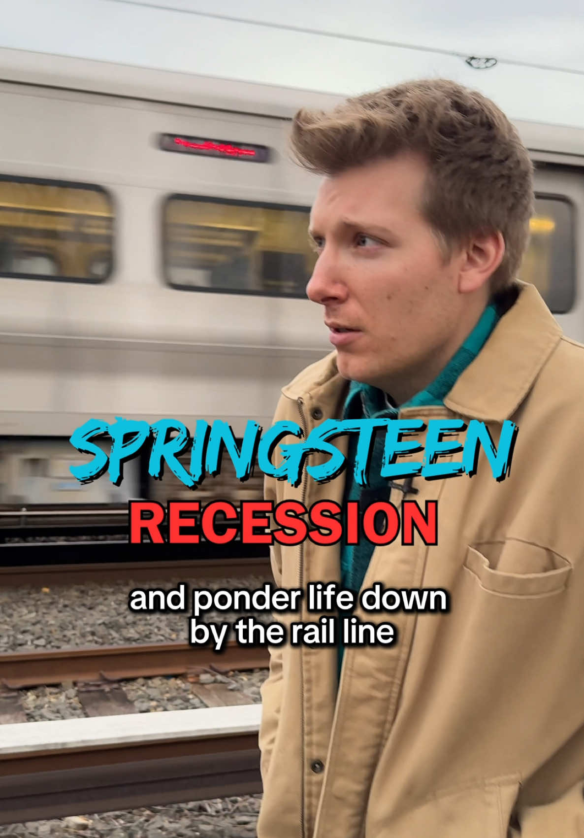 Welcome to “Springsteen Recession”… We’re bringing back good ole American blue collar depression… #comedy #sketchcomedy #springsteen #80s #brucespringsteen 