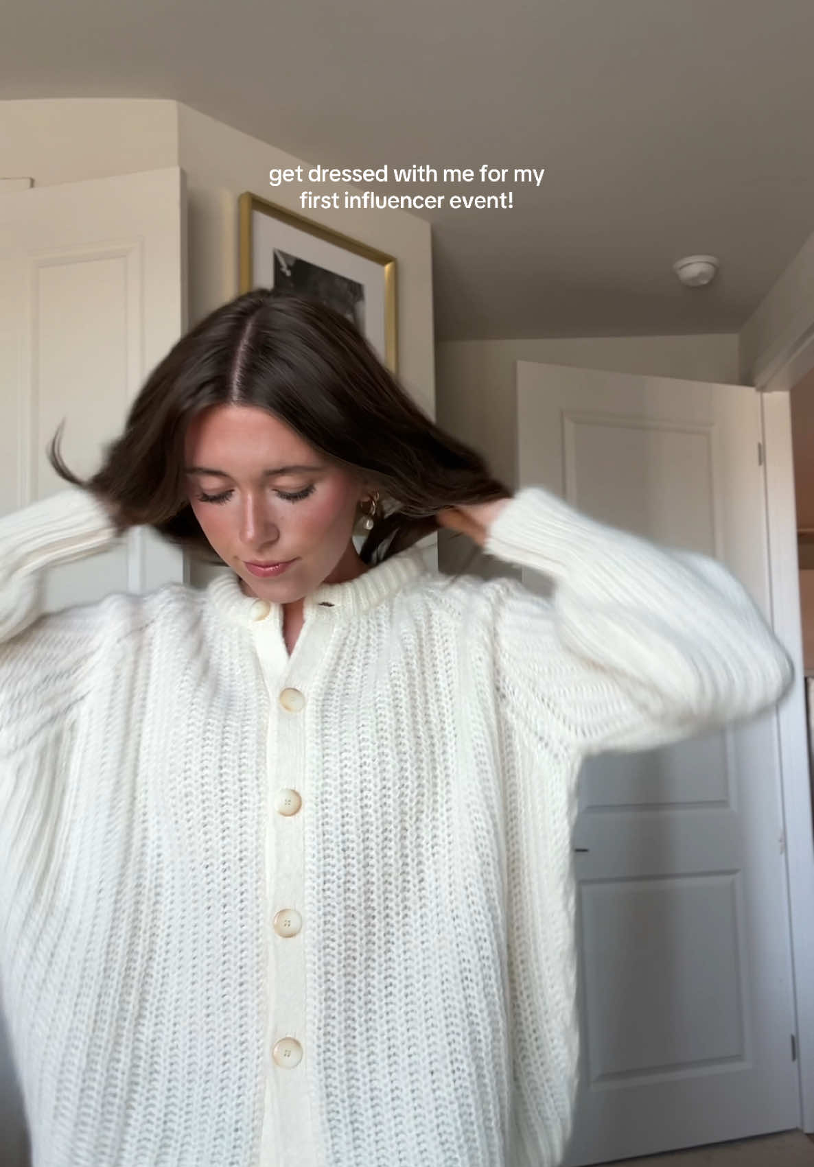 Sweater and bag are both @Sézane !!! The whole outfit is linked in my ShopMy! Seriously in shock and so thankful for this experience!!! 🤭🤭🫶🏼🫶🏼 #sezane #grwm #OOTD #outfit #contentcreator 